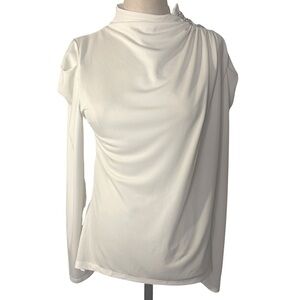 Elegant Blouse With Jewel Detail on the Shoulder